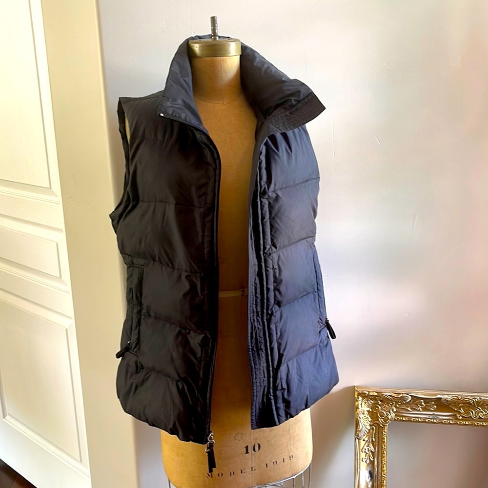 Down-filled ski vest; pre-owned from 2005